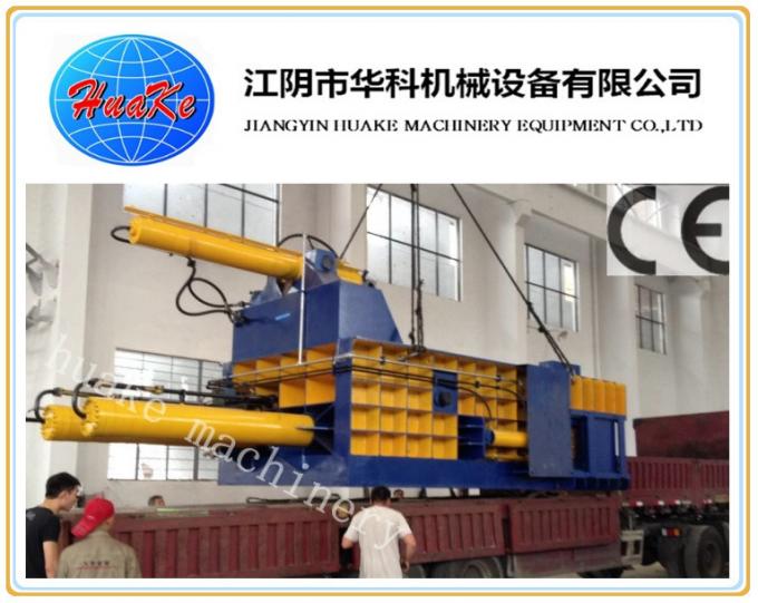CE SGS เศษโลหะกด Baling, Y81f-315 เครื่องรีไซเคิลเศษโลหะ 2