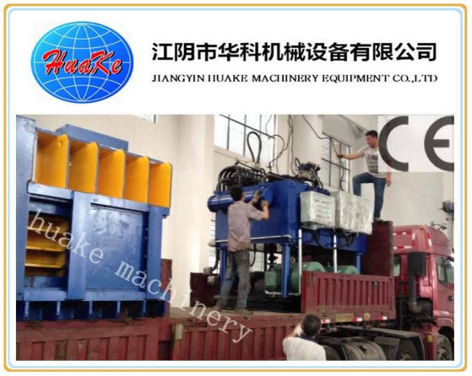 CE SGS เศษโลหะกด Baling, Y81f-315 เครื่องรีไซเคิลเศษโลหะ 3
