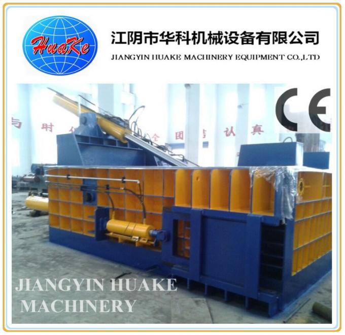 CE SGS เศษโลหะกด Baling, Y81f-315 เครื่องรีไซเคิลเศษโลหะ 4