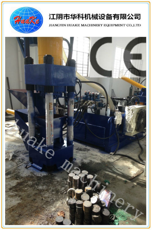 CE SGS เศษโลหะอัดก้อน, 800kg / H เครื่องอัดก้อนเหล็ก 0