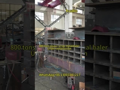 เครื่องบอลเลอร์ เครื่องบอลเลอร์เหล็กสับ 800 ตัน พลังงาน เครื่องบอลเลอร์หุ้นหุ้นหุ้นหนัก เครื่องบอลเลอร์